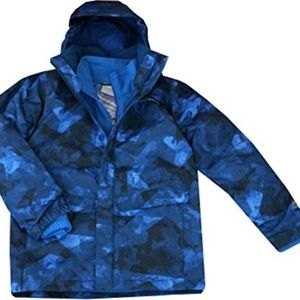 Columbia boys small arctic trip OUTER layer. Small hole in pictures. Blue